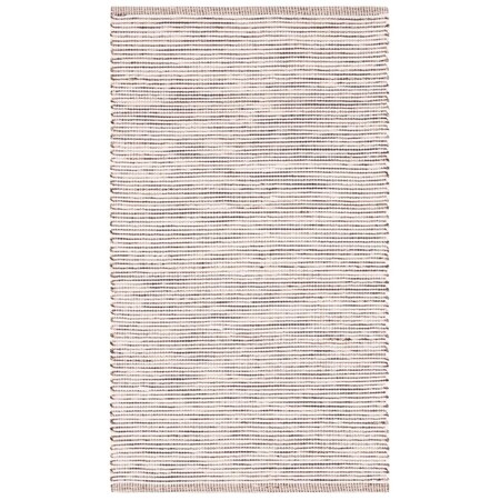 Safavieh 6 x 6 ft. Montauk Contemporary Flat Weave Square Rug Brown & Ivory MTK703T-6SQ